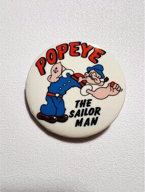 Vintage POPEYE, THE SAILOR MAN Pinback Button